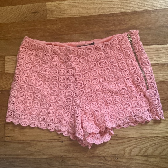 Forever 21, size small, orange shorts - Picture 2 of 8